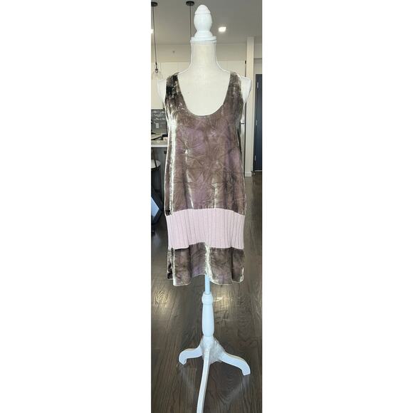 Prada Milano Iridescent knit Dress Ombre Silk Cashmere Velvet Dress Size P Italy - Picture 7 of 16